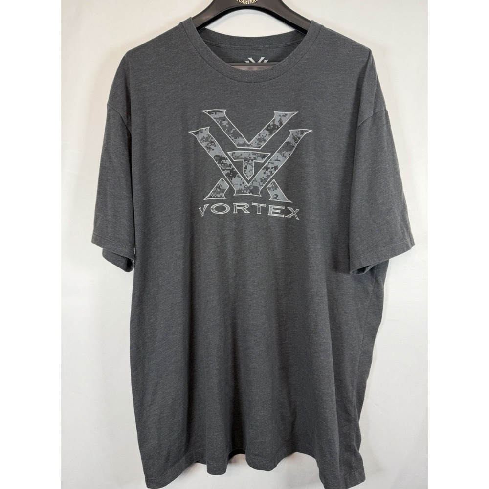 Vortex Optics Logo Short Sleeve T-Shirt Men L Large Camo/Navy/Black